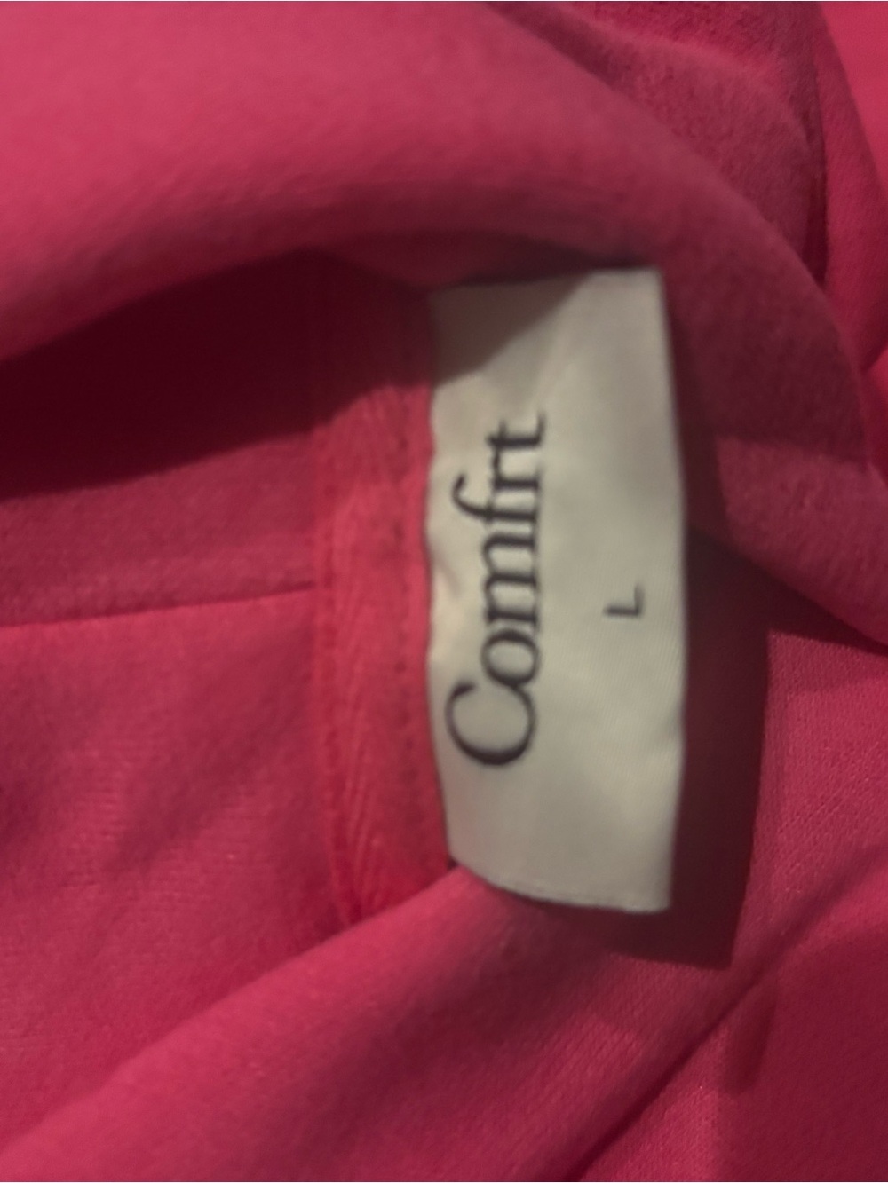 Comfrt Women’s Pink Track Joggers - Picture 3 of 6